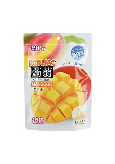 Jin Defu Blike Konjac Mangguo - Mango Flavored 160g