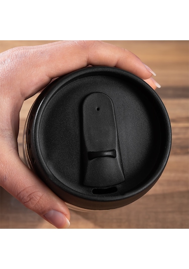 Porsima 05554 Paslanmaz Çelik Termos Kupa Termos Bardak 350ml Güm