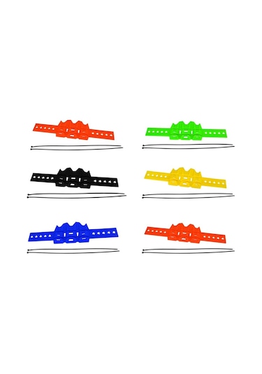 Suntek Kilitleme Bağları Ile Motosiklet Egzoz Susturucu Siyah