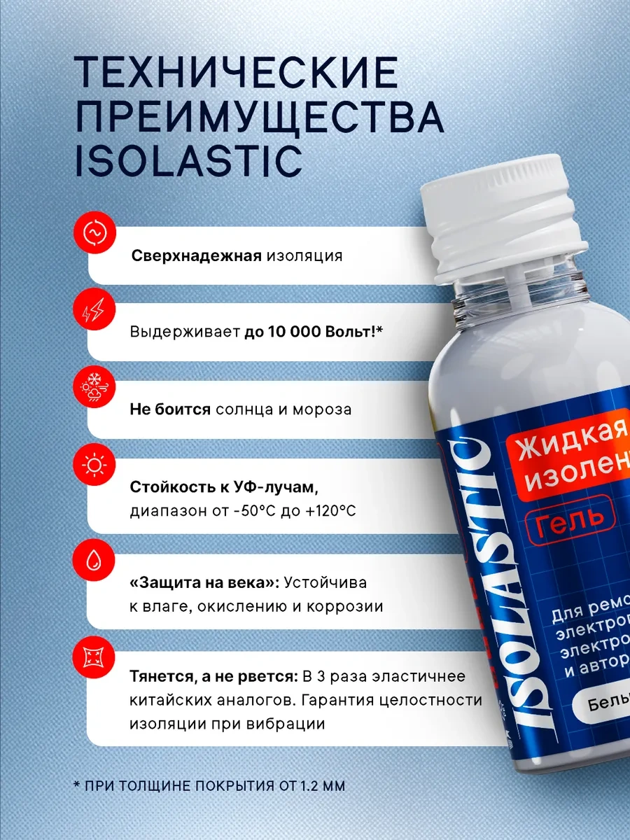 Isolastıc Isolastk Kablolar İçin Sıvı İzole Bant Beyaz, 30 Ml 221398574