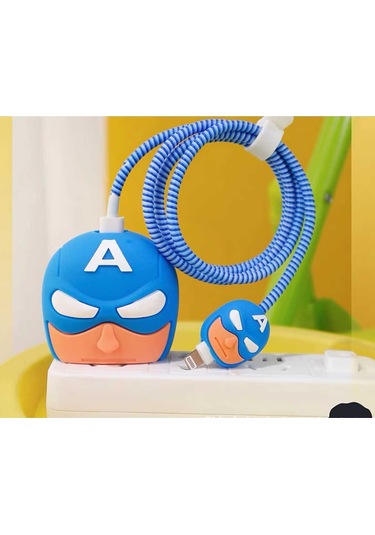 Iphone 18w/20w Uyumlu Şarj Kablosu Ucu Ve Şarj Başlığı Kılıfı Dondurma