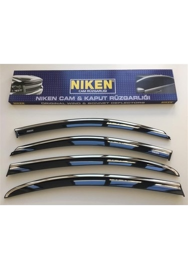 Niken Ford Focus 2005-2012 Kromlu Cam Rüzgarlığı 4 Lü