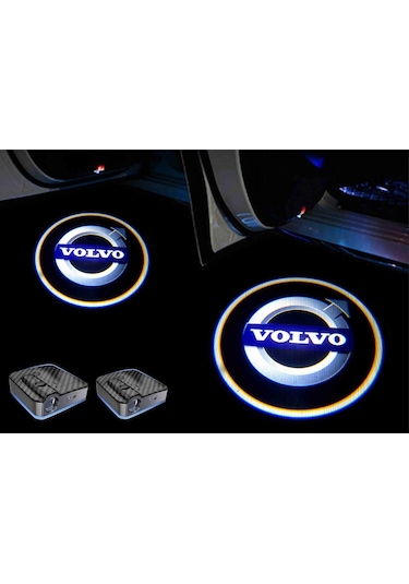Volvo Araçlar İçin Pilli Yapıştırmalı Kapı Altı Led Log