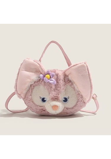 Charhp&kejnt Orijinal Lingna Belle Sırt Çantası Çizgi Film Peluş Bebek Sırt Çantası Sevimli Tilki Hediye Pembe