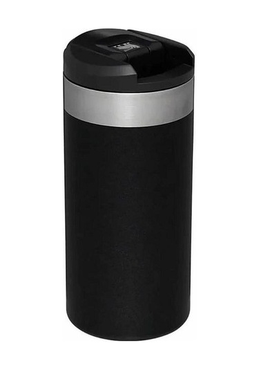 Stanley 10-10788-067 The Aerolight Transit 0,35 Litre Çelik Termos Bardak - Siyah Siyah