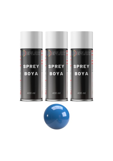 3 Adetral 5015 Gök Açık Mavi Sprey Boya 400 Ml.