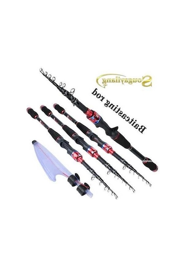 Novahub Cnc Karbon Fiber Seyahat Balıkçılık Olta Kamışı 1.8m/2.1m/2.4m Baitcasting, Hızlı Hareketli, Dayanıklı, Rahat Kullanım 2.1 M