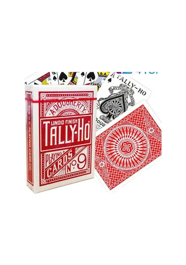 Tally-ho Circle Back Kırmızı Red Oyun Kağıdı İskambil Kartları Destesi