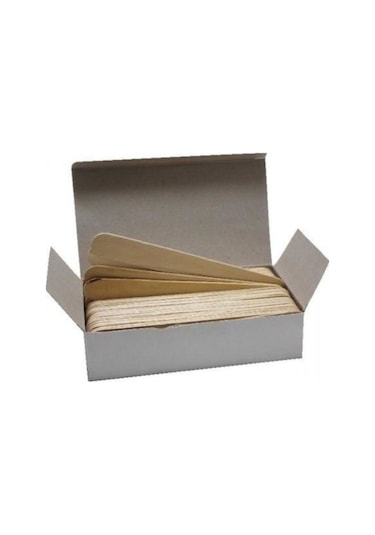 Elbe Ağda Spatulası Tahta Dil Basacağı 100 Adet Çx