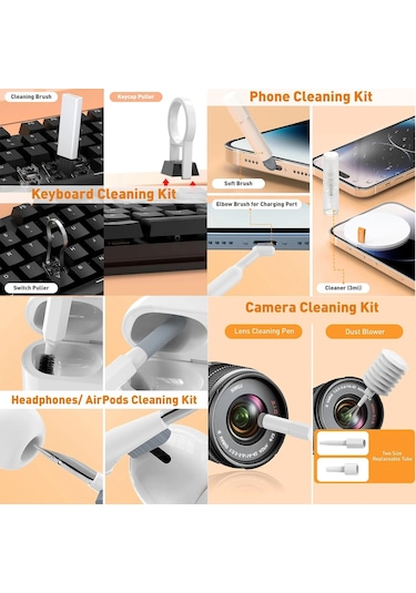 20 In 1 Temizlik Kiti Elektronik Cihaz Temizleme Seti
