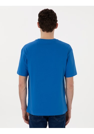 Pierre Cardin Erkek İndigo Tişört 50310076-vr028 Indigo