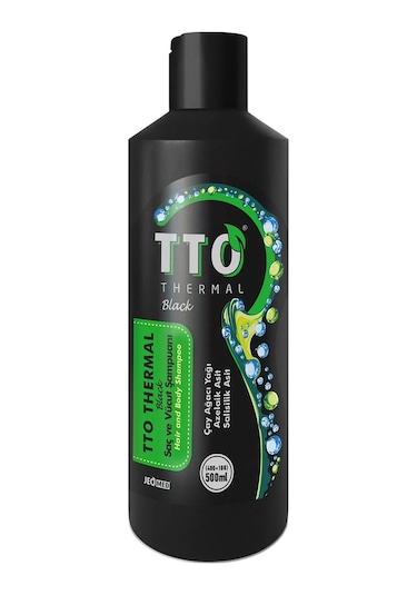 Tto Thermal Black Saç ve Vücut Şampuanı 500 ML