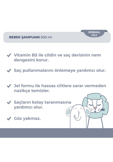 Bambino Bebek Şampuanı 500 Ml