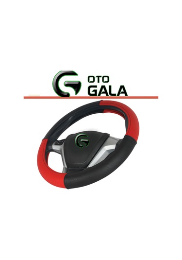 Direksiyon Kılıfı Geçmeli 4 Parça Siyah-kırmızı Siyah - Kırmızı