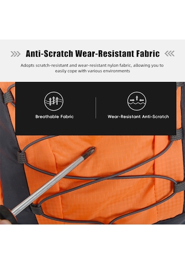Weikani Açık Havada Yürüyüş Sırt Çantası 20l Su Geçirmez Kamp Turuncu