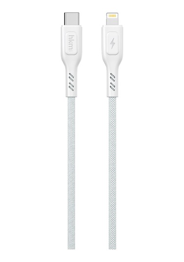 Knit 30W Hızlı Şarj Destekli Type-C To Lightning Şarj Ve Data Aktarım Kablosu 1 Metre Beyaz