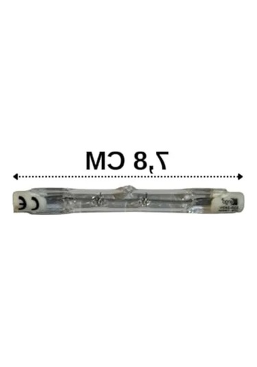 150w Dim Edilebilir Halojen Ampul, 78mm 2 Adet