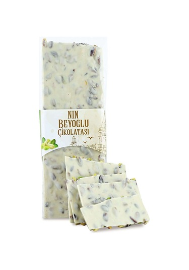 Fildişi Fıstıklı Beyoğlu Çikolatası 250 G