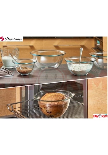 Paşabahçe 3 Parça Arda Türkmen Hazırlık Seti + 3'lü Ölçü Bardağı