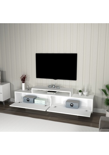 Arnetti Grasyas Televizyon Sehpası, Beyaz