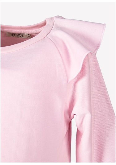 Organik Kız Çocuk Sweatshirt - Pembe