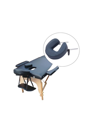 Suntek U Şeklinde Yastıklı Pu Deri Hafif Minderli Masaj Lacivert