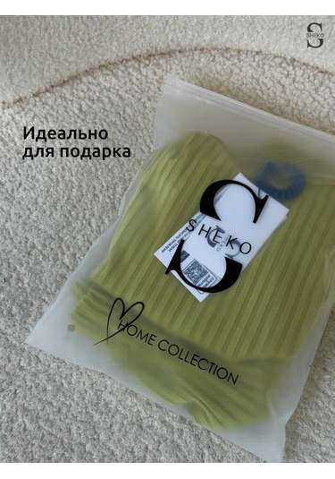 Sheko Kadın Pijama Takımı Evde Giyilebilecek Şortlu Ve Atletli. 330893429 Lime