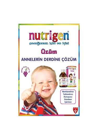 Nutrigen Üzüm Çekirdeği Ekstreli Vitamin Mineral Şurubu 200 ML