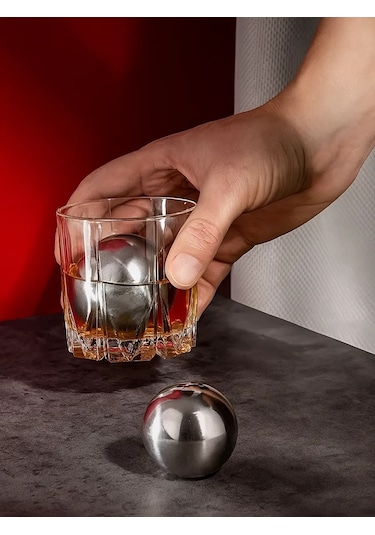 Maks Wıne İçecekleri Soğutmak İçin Viski Taşları 446068053 Gri