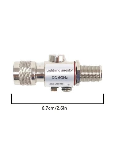 Wangxi 0-6 Ghz Koaksiyel Yıldırım Arrester N-male N-female Anten Koruma 4g 5g Wi-fi