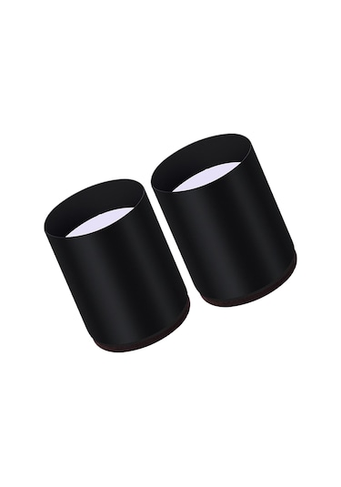 Mobilya Yükselticiler Yatak Yükseltici Sandalye Ayak Yükselticiler Kanepe Yükseltici Siyah Yuvarlak 6x10cm Diğer