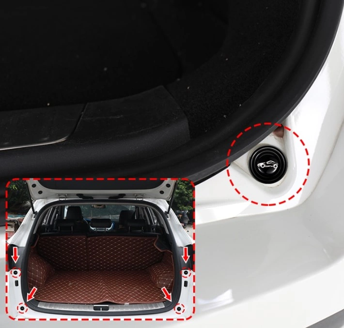 Araba Kapı Ses Ve Darbe Emici Pad 10 Adet Siyah 4490