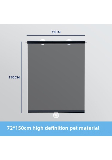 Maiyame Kamyon Ön Camı İçin Uzatılabilir Isı Yalıtımı Cam Filmi, Sürekli Cam Görünürlüğü, Saksi Montajlı, 72x150 Cm