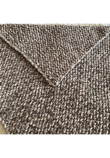 Bebek Battaniyesi Kahve Bej Kadife Kırçıllı 100 X 92Cm Kahverengi