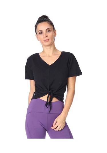 Sportive Bagtee Kadın Günlük Stil Tişört 711028-syh Siyah Sportive Bagtee Kadın Günlük Stil Tişört 711028-syh Siyah