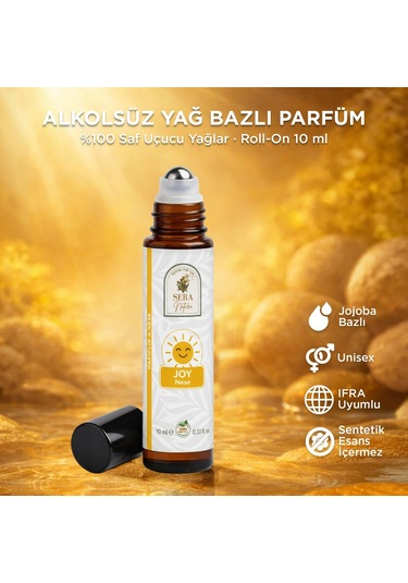 Joy Neşe Yağ Bazlı Parfüm Roll-on 10 Ml Çiçek - Meyve
