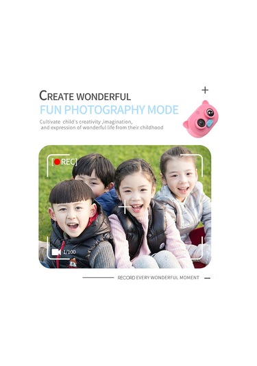 Vkemall Yeşil Çocuklar İçin Dijital Kamera - 1080p Hd, 2 İnç Ips Ekran, 500w Piksel, 800mah Pil, 3m Su Geçirmez, 16gb Hafıza Kartı Dahil