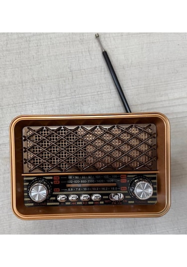 Fm Radyolu Led Işıklı Bluetooth Hoparlör Radyo Sd Kart Usb Girişli Mp3 Müzik Çalar