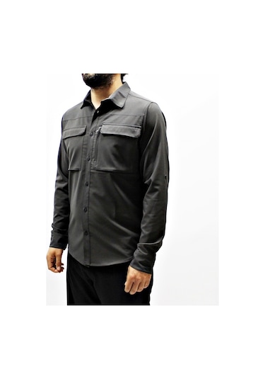 Mudwill Gri Flex Tactical Outdoor Taktik Gömlek Gri