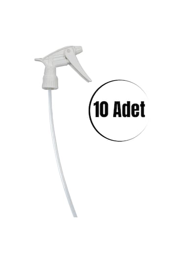 Sprey Triger Başlık- Beyaz Fısfıs Sprey Başlığı 10 Adet