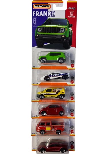 Matchbox Collectors France 6'lı Set