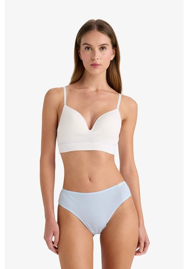 Defacto Ribana 3lü Brief Külot-fall İn Love D6404ax25aube572 Mavi