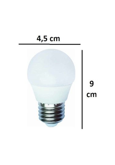 5 W Mini Top Led Ampul E27 Beyaz Işık / Gece Lambası Led 3 Adet