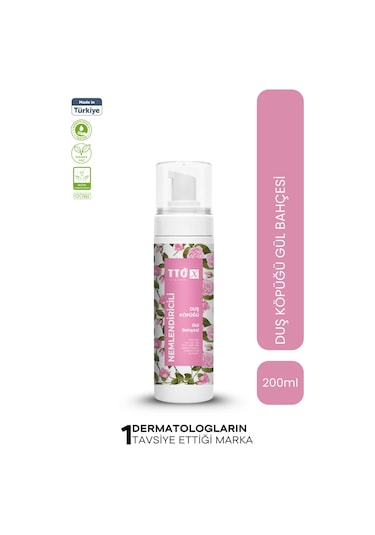 Tto -X Nemlendiricili Duş Köpüğü Gül Bahcesi 200Ml