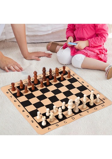 Dolıty Taşınabilir Satranç Seti Masa Oyunu Eğlence 15 Oyuncak