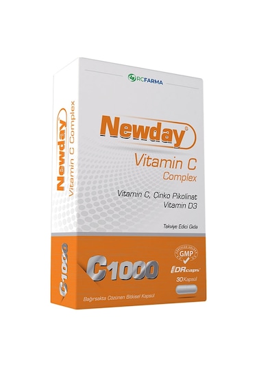 Newday Vitamin C Complex 30  Kapsül