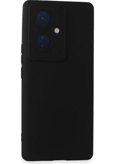 Durukar Vivo V29 Lite Kılıf Nano İçi Kadife Silikon - Siyah