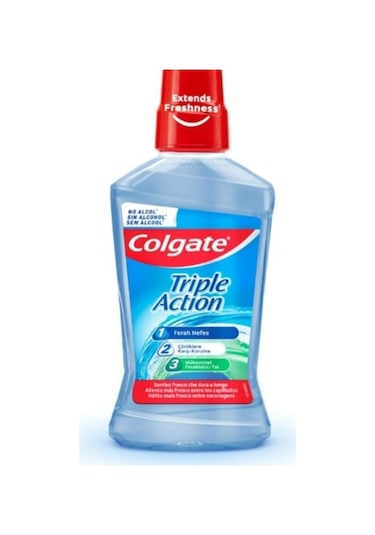 Triple Action Üçlü Etki Alkolsüz Ağız Çalkalama Suyu 500 Ml