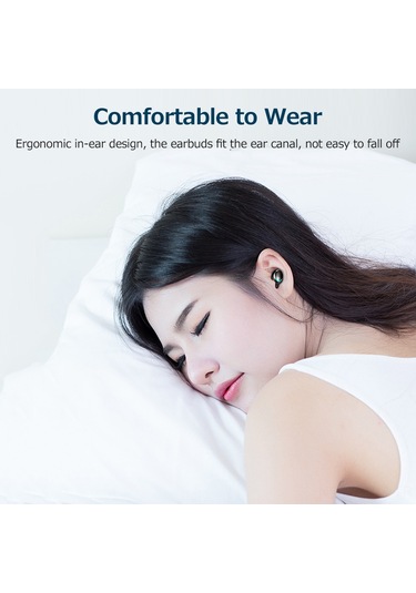 Qingmipy Beyaz Bluetooth 5.0 Kulak İçi Kulaklıklar, Akıllı Dokunmatik Kontrol, Pil Göstergeli 800mah Şarj Kutusu, Spor Ve Koşu İçin, Powerbank Özelliğiyle