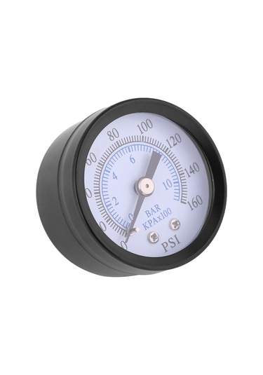 Wezone 40mm Metal Basınç Ölçer, 0-10bar/0-160psi Çift Ölçek, 1/8" Npt Teli, Mini Boyutlu Ve Okunması Kolay